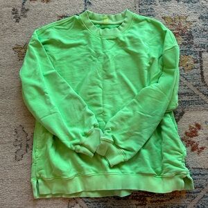 FP Movement by Free People Lime Green Crew Neck Sweater